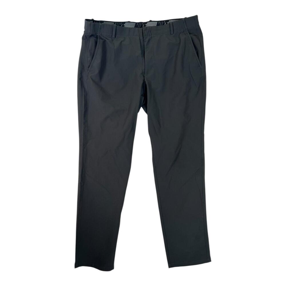 Nike Pants Mens 40x32 Gray Dri-FIT Slim Golf Tapered Stretch Performance